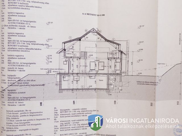 Erdei környezetben új építésű családi ház nagy telken