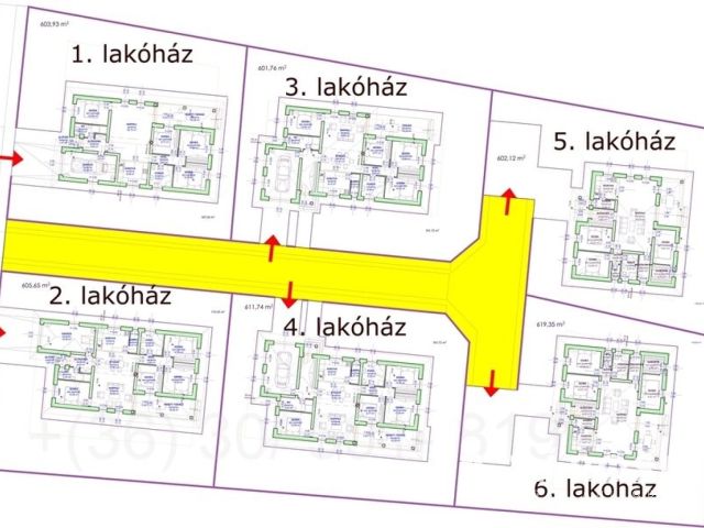 Debrecen, Júliatelepen saját hrsz.-ú családi házak