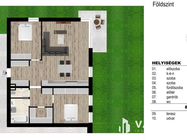 Debrecen Hatvan Utcai Kertben, Szuper Kertkapcsolatos lakás!