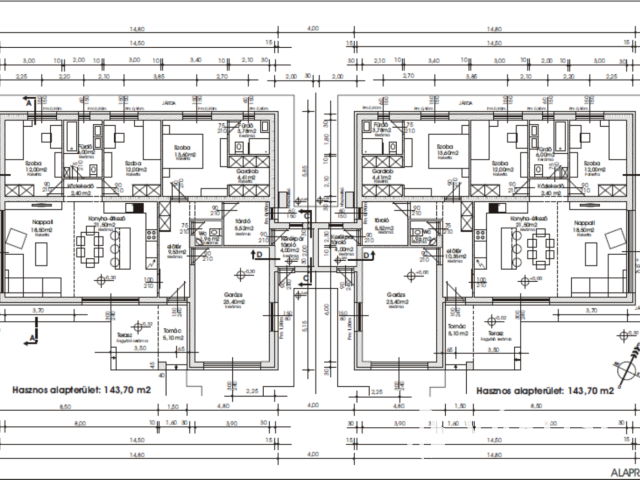 Új építésű luxus ikerfél Budajenőn eladó