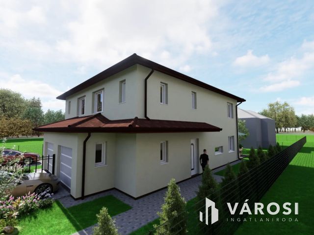 Új építésű ikerfél csendes utcában eladó