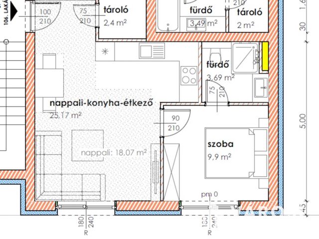 Első emeleti újépítésű lakás a Hagymatikumtól 60 méterre 1