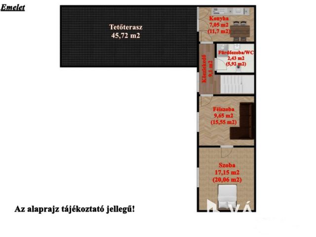 Kétszintes családi ház az Élővíz-csatorna közelében