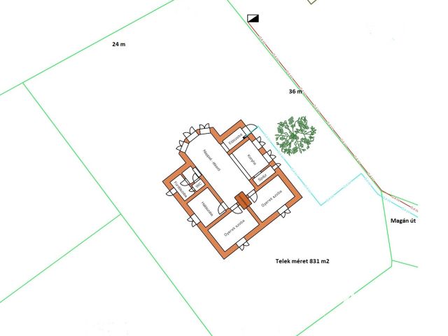 Ritka lehetőség Tinnyén – 831 m²-es telek